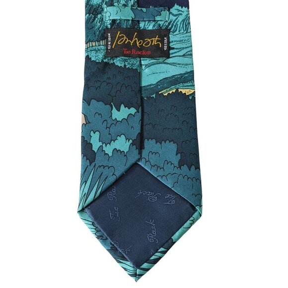 Tie Rack Golf Golfer Novelty Silk Necktie - Picture 6 of 7